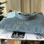 DIOR デニム トートバッグ 化粧ポーチセット ノベルティ L33*15cm S10*10*15cm - 画像 (8)