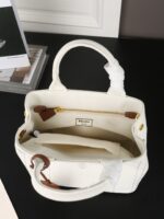 PRADA Linen blend トートバッグ ケース付き 26*19cm - 画像 (12)