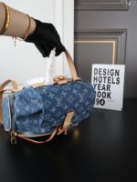 Lv デニム リュック 24*30cm - 画像 (9)