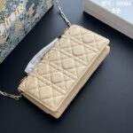 DIOR チェーンウォレット 二つ折り財布 ケース付き S0984 21*11*5cm - 画像 (4)