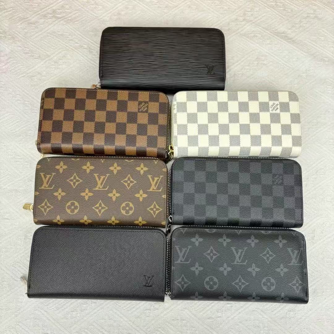 001_ZT LOUIS VUITTON 長財布 ダブルファスナー ケース付き 61723 19*10*4cm - 画像 (1)