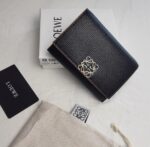 LOEWE 三つ折り財布 ケース付き L1104 12*9.5*3cm - 画像 (9)