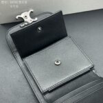CELINE 三つ折り財布 中サイズ ケース付き 10D782CQ 10D783 10782 10.5*9*3cm - 画像 (7)