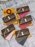 LV チェーンウォレット 長財布 3点セット ケース付き M15150 11*2*23cm