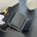 CELINE 三つ折り財布 チェーン付き ケース付き 10D783D 10.5*9*3cm - 画像 (8)