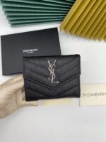 SAINT LAURENT 三つ折り財布 ケース付き 403934 12.5*10*2cm - 画像 (5)