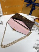 LV チェーンウォレット 長財布 3点セット ケース付き M15150 11*2*23cm - 画像 (5)