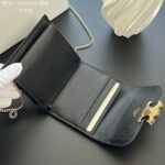 CELINE 三つ折り財布 チェーン付き ケース付き 10D783D 10.5*9*3cm - 画像 (7)