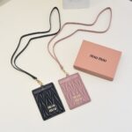 Prada miumiu カードケース ショルダーあり ケース付き 6039 - 画像 (6)