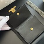 CELINE 三つ折り財布 チェーン付き ケース付き 10D783D 10.5*9*3cm - 画像 (5)