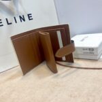 CELINE 三つ折り財布 ケース付き 10H262 10.5*9*2cm - 画像 (7)