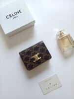 CELINE 二つ折り財布 ケース付き 10K623 11*9*3cm - 画像 (3)