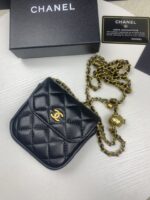 Chanel miniチェーンウォレット 小銭入れ ケース付き 2724 10.5*10.5*3cm - 画像 (6)