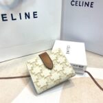 CELINE 三つ折り財布 ケース付き 10H262 10.5*9*2cm - 画像 (4)