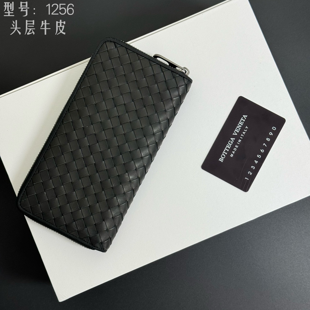 008 Bottega Veneta 長財布 ケース付き BV1256 19*10*2cm - 画像 (1)