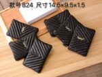 SAINT LAURENT 小銭入れ カード入れ ケース付き 824 14.5*9.5*1.5cm