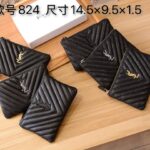 SAINT LAURENT 小銭入れ カード入れ ケース付き 824 14.5*9.5*1.5cm