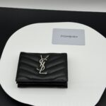 SAINT LAURENT 長財布 二つ折り財布 カード入れ ケース付き 423291  530841 358094 372264  10*7.5*0.5 cm  3*8.5*11 cm   19*9cm 19*11*3cm - 画像 (5)