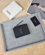 LOEWE カード入れ 二つ折り財布 ケース付き L1112 12*10*3cm - 画像 (4)