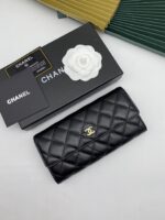 Chanel 長財布 二つ折り財布 ケース付き 50096 10.5*19*3cm - 画像 (4)