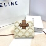 CELINE 三つ折り財布 ケース付き 10H262 10.5*9*2cm - 画像 (3)