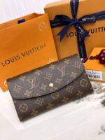 LV 長財布 三つ折り財布 ケース付き 58108 19*10*3cm - 画像 (7)