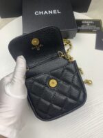 Chanel miniチェーンウォレット 小銭入れ ケース付き 2724 10.5*10.5*3cm - 画像 (3)