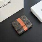 CELINE  三つ折り財布 ケース付き 10D572 10.5 *8.5cm