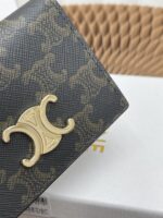 CELINE 二つ折り財布 ケース付き10353 3.9*3*0.4cm - 画像 (9)