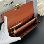 CELINE 長財布 二つ折り財布 ケース付き C10E313 19*10cm - 画像 (8)