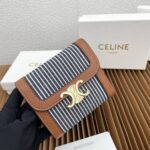 CELINE 三つ折り財布 小銭入れ 10782 10662 10.5*8.5*4cm - 画像 (17)