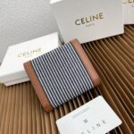 CELINE 三つ折り財布 小銭入れ 10782 10662 10.5*8.5*4cm - 画像 (16)
