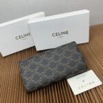 CELINE 長財布 二つ折り財布 ケース付き 10318 19*10.5*3.5cm - 画像 (6)