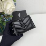 SAINT LAURENT 三つ折り財布 ケース付き 6868 10.5*7.5*3cm - 画像 (3)