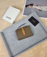 LOEWE カード入れ 二つ折り財布 ケース付き L1112 12*10*3cm - 画像 (10)