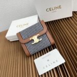 CELINE 三つ折り財布 小銭入れ 10782 10662 10.5*8.5*4cm - 画像 (18)
