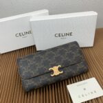 CELINE 長財布 二つ折り財布 ケース付き 10318 19*10.5*3.5cm - 画像 (7)