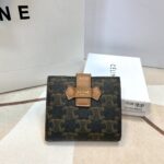 CELINE 三つ折り財布 ケース付き 10H262 10.5*9*2cm - 画像 (9)