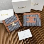 CELINE 三つ折り財布 小銭入れ 10782 10662 10.5*8.5*4cm