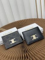 CELINE 二つ折り財布 ケース付き10353 3.9*3*0.4cm