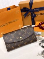 LV 長財布 三つ折り財布 ケース付き 58108 19*10*3cm - 画像 (12)