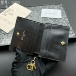 DIOR 二つ折り財布 カード入れ ケース付き S0178NMJ-M900 10.4*7*2cm - 画像 (10)