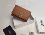LOEWE 三つ折り財布 ケース付き L1104 12*9.5*3cm - 画像 (13)