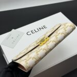 CELINE 長財布 二つ折り財布 ケース付き 10E313 19*10cm - 画像 (25)