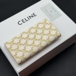 CELINE 長財布 二つ折り財布 ケース付き 10E313 19*10cm - 画像 (27)