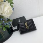 SAINT LAURENT 三つ折り財布 ケース付き 6868 10.5*7.5*3cm - 画像 (8)