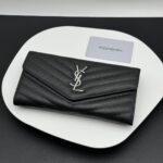 SAINT LAURENT 長財布 二つ折り財布 カード入れ ケース付き 423291  530841 358094 372264  10*7.5*0.5 cm  3*8.5*11 cm   19*9cm 19*11*3cm - 画像 (12)