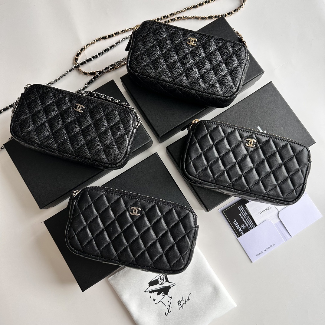 028_ZT Chanel チェーンウォレット ケース付き 50172 10*20cm - 画像 (1)