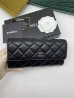 Chanel 長財布 二つ折り財布 ケース付き 50096 10.5*19*3cm - 画像 (3)