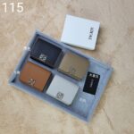 LOEWE 三つ折り財布 ケース付き L115 10.5*9.5cm